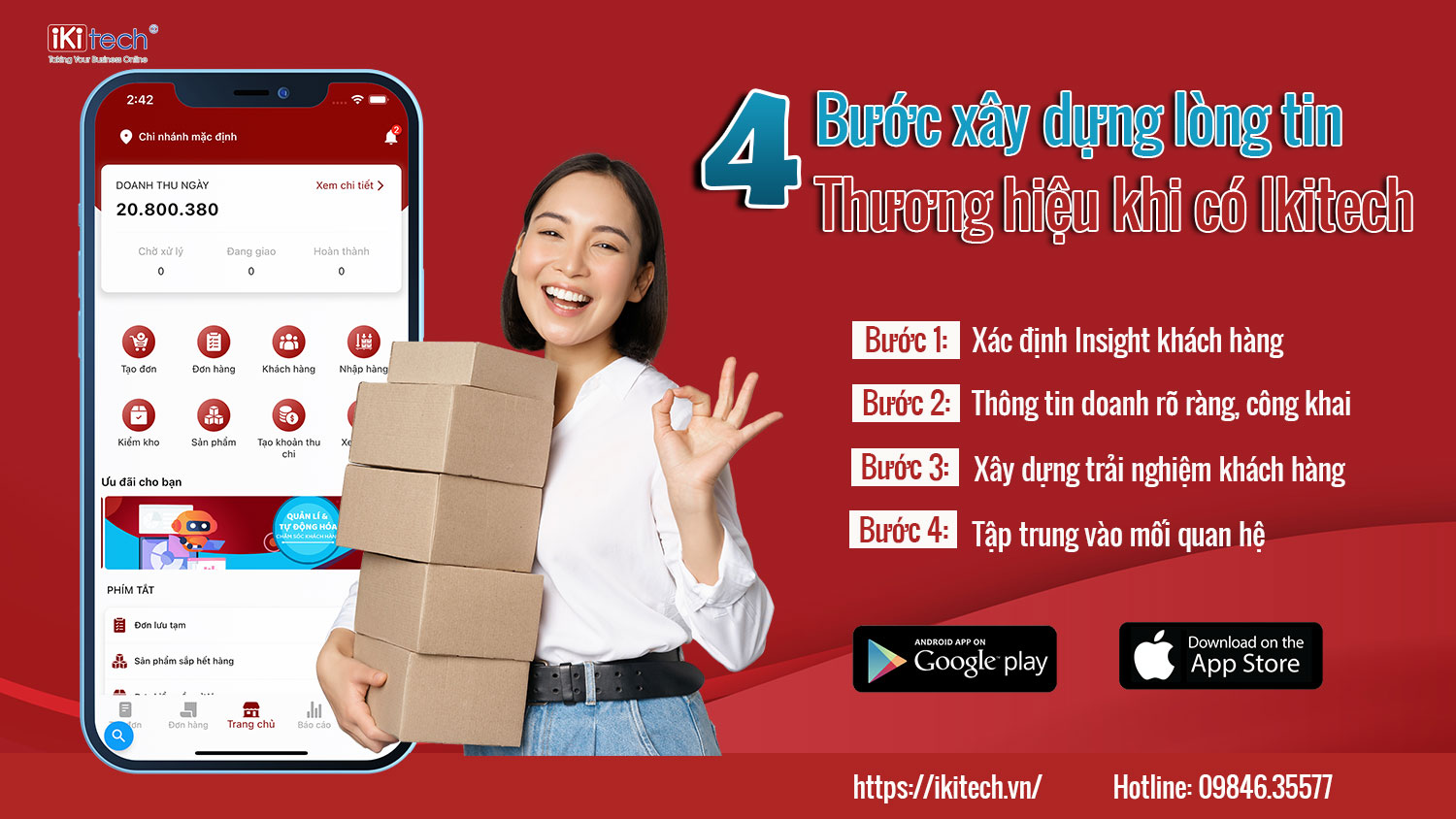 4 bước xây dựng lòng tin thương hiệu khi có Ikitech