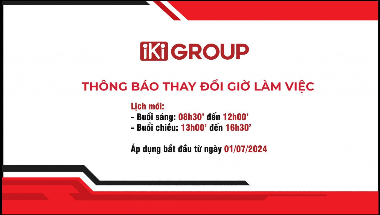 THÔNG BÁO THAY ĐỔI GIỜ LÀM VIỆC