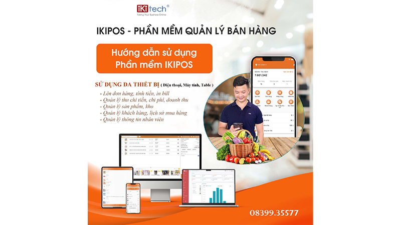 Hướng dẫn đăng ký và sử dụng phần mềm quản lý bán hàng miễn phí IKIPOS